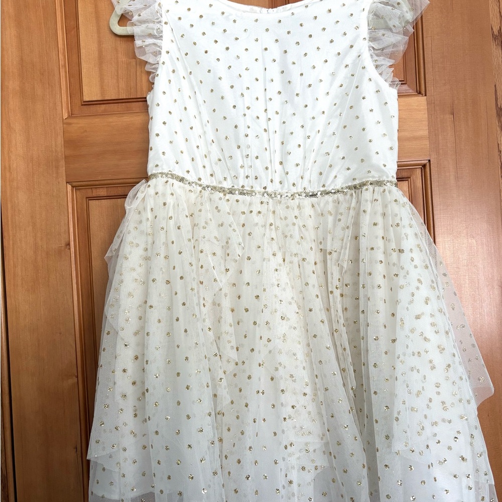 Girls Special Occasion Party Dress Easter Wedding Sequins Tulle Glitter Size 16